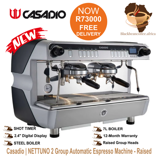 Casadio | NETTUNO 2 Group Automatic Espresso Machine - Raised