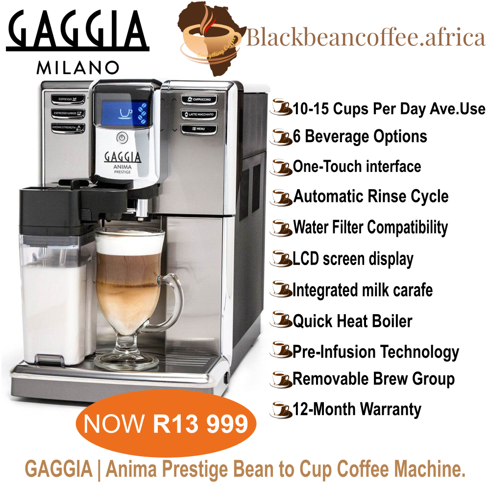 10 Cup Prestige Espresso Machine GAGGIA Anima Prestige Bean To Cup