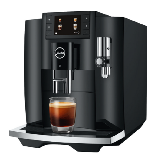 JURA | E8 Fully Automatic Bean to Cup Coffee Machine - Piano Black