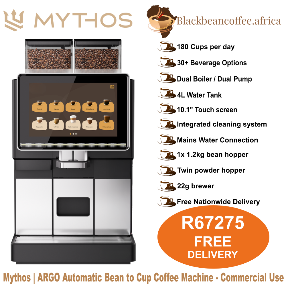Mythos | ARGO Automatic Bean to Cup Coffee Machine - Commercial Use