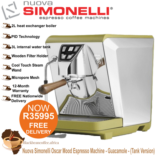 Nuova Simonelli Oscar Mood Espresso Machine - Guacamole - (Tank Version)