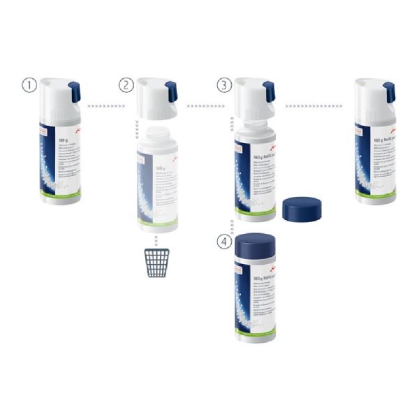 JURA | Milk system cleaner (mini tabs) 180g refillable bottle