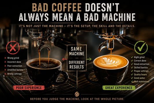 Diagnosing poor coffee before replacing the coffee machine