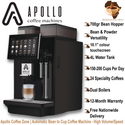 Apollo | COFFEE ZONE Automatic Bean to Cup Coffee Machine