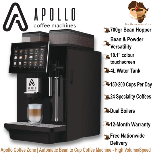 Apollo | COFFEE ZONE Automatic Bean to Cup Coffee Machine