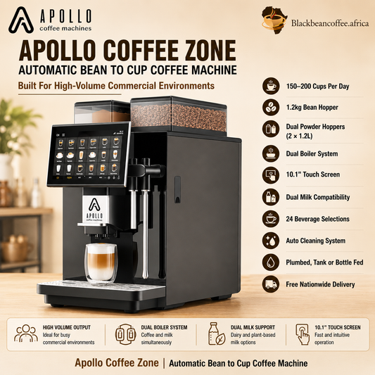 Apollo | COFFEE ZONE Automatic Bean to Cup Coffee Machine