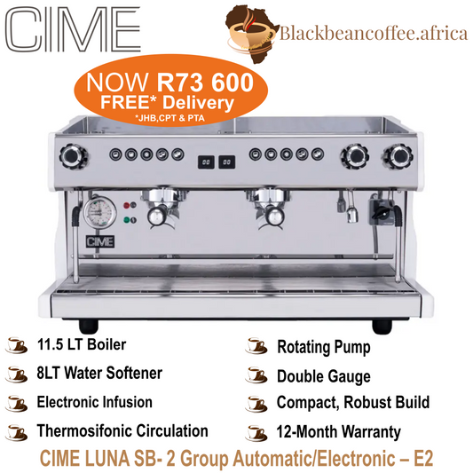 CIME | LUNA SB- 2 Group Automatic/Electronic – E2 Espresso Machine