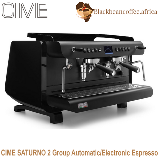 CIME Saturno 2 Group Automatic espresso machine with digital display and LED work lighting
