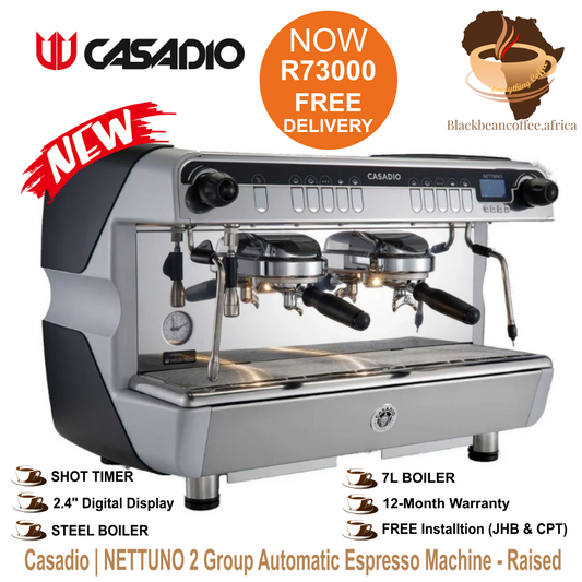 Casadio | NETTUNO 2 Group Automatic Espresso Machine - Raised