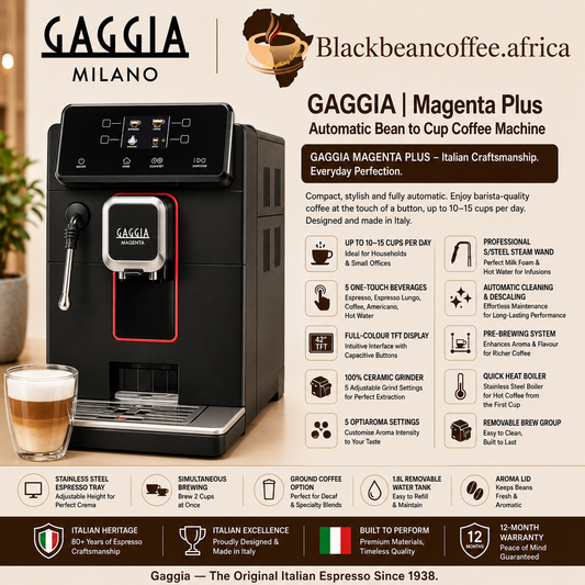 GAGGIA | Magenta Plus Automatic Bean to Cup Coffee Machine