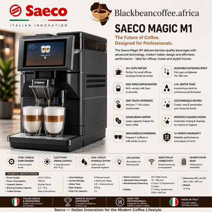 SAECO | MAGIC M1 Bean to Cup Coffee Machine