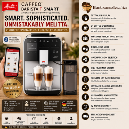 MELITTA® CAFFEO BARISTA T SMART Automatic Bean to Cup Machine