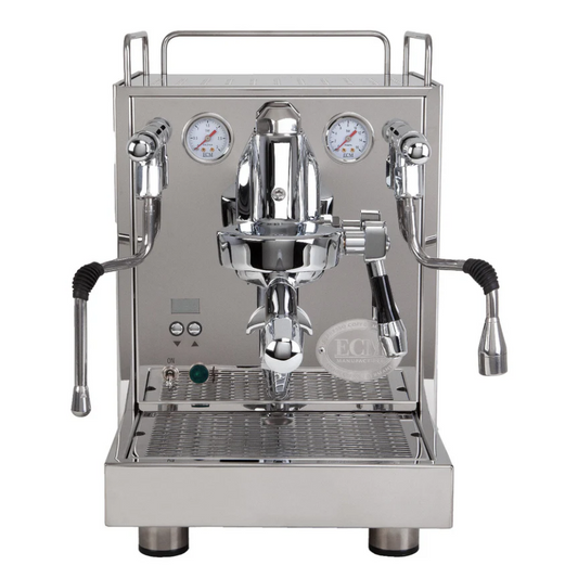 ECM Mechanika MAX heat exchanger espresso machine with rotary pump and display
