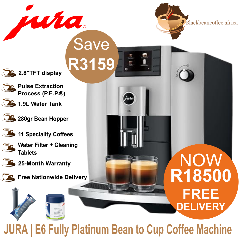 JURA | E6 Fully Platinum Bean to Cup Coffee Machine
