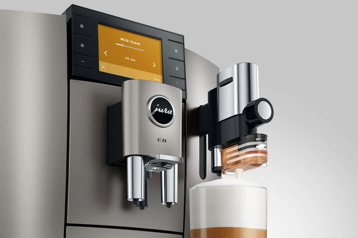 JURA | E8 Fully Automatic Bean to Cup Coffee Machine