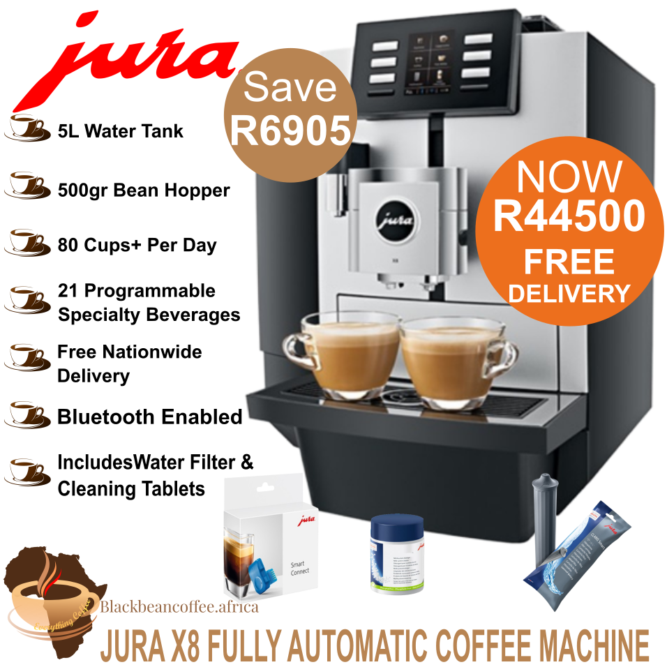 JURA | X8 Platinum Fully Automatic Bean to Cup Coffee Machine Incl. Bluetooth