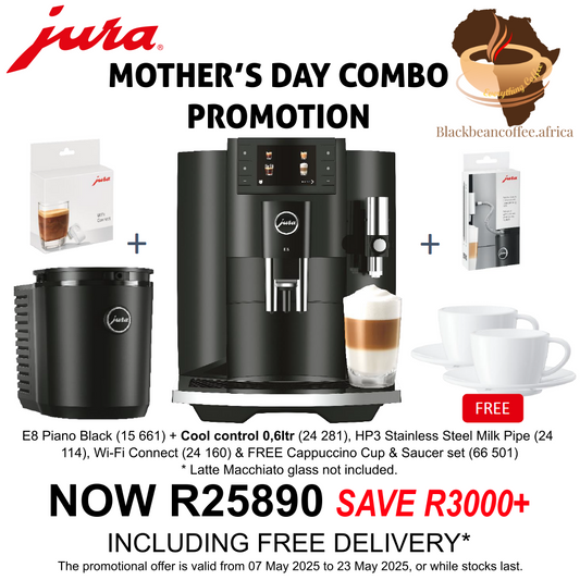 JURA | E8 Machine + 0.6L Cool Control Mothers Day Promotional Offer