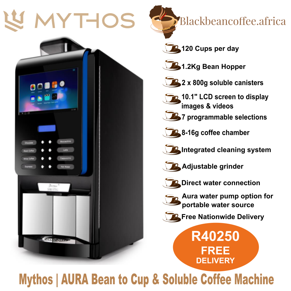 Mythos | Aura Automatic Bean to Cup / Powder Coffee Machine
