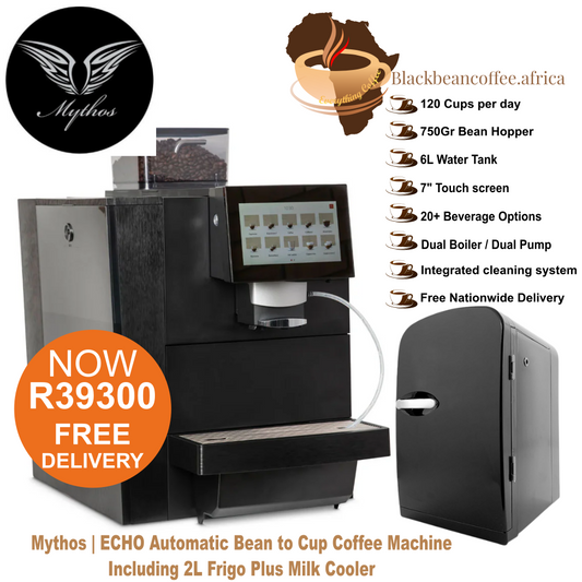 Mythos | ECHO Automatic Bean to Cup Coffee Machine + 2L Cooler