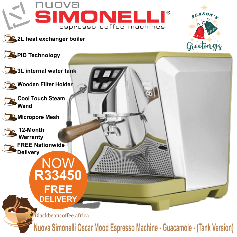 Nuova Simonelli Oscar Mood Espresso Machine - Guacamole - (Tank Version)