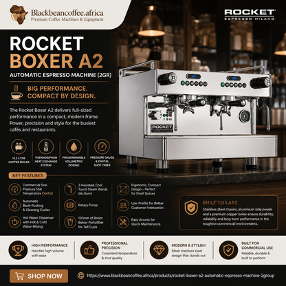 ROCKET | Boxer A2 - Automatic Espresso Machine (2GR)