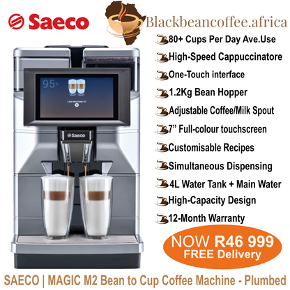SAECO | MAGIC M2 Bean to Cup Coffee Machine - Plumbed