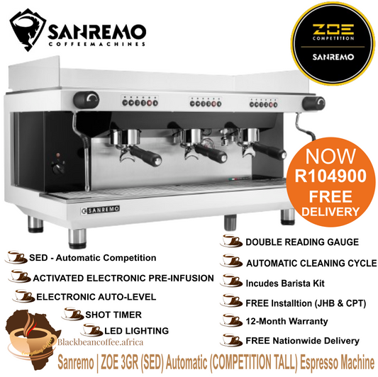 Sanremo | ZOE 3GR TALL Espresso Machine - COMP. - Automatic