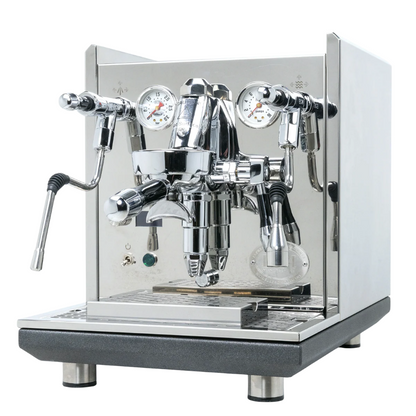 ECM Synchronika II dual boiler espresso machine with rotary pump and OLED display