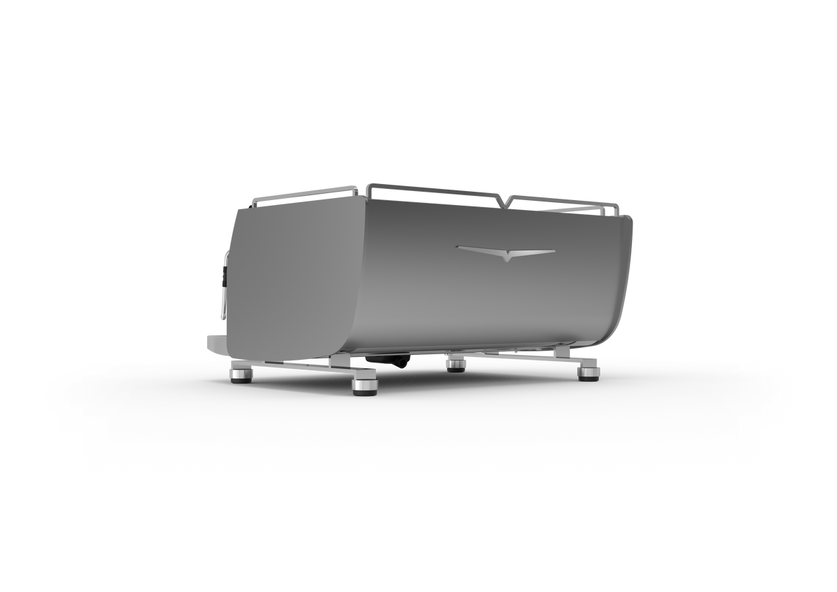 Victoria Arduino Black Eagle Maverick 2 Group Gravimetric – Stainless Steel, rear three-quarter view