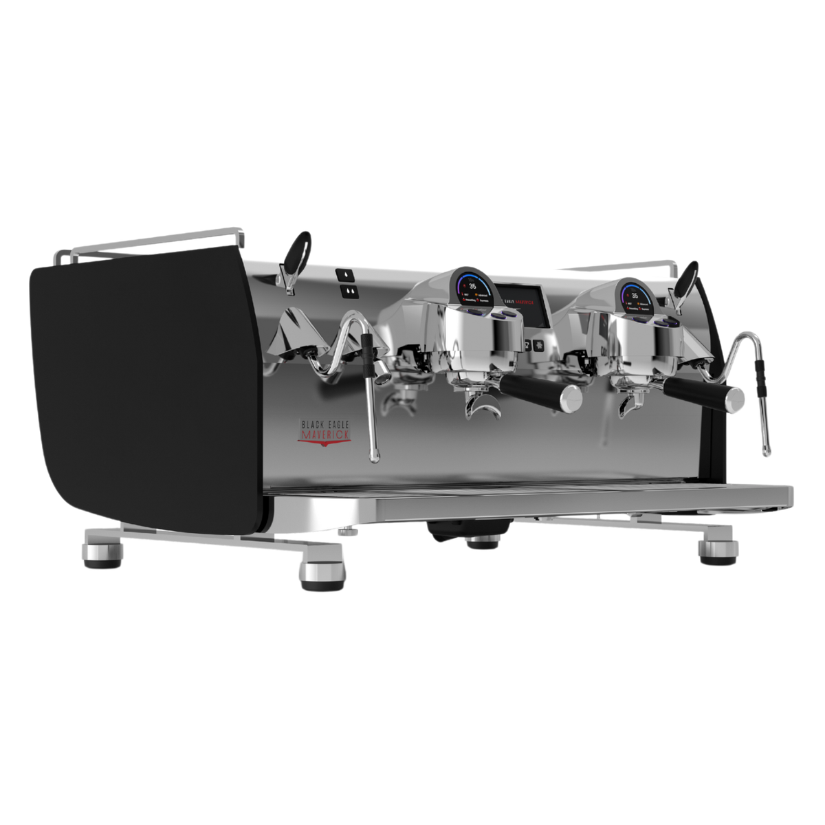 Victoria Arduino Black Eagle Maverick 2 Group Volumetric – Matt Black with Stainless Steel Eagle