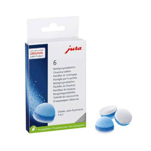 JURA | 3-phase-cleaning tablets (6 Tablets)